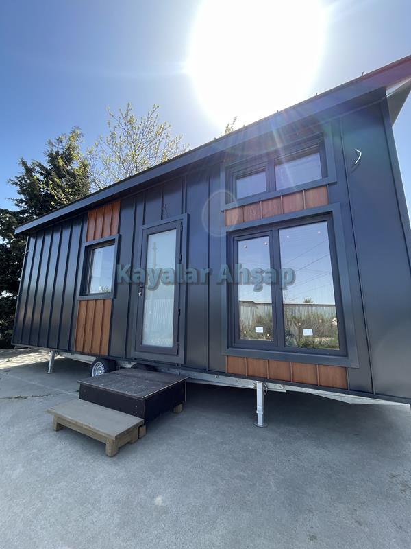 AV-124 Lüks Ahşap Tiny House: Tekerlekler Üzerindeki Mühendislik Harikası